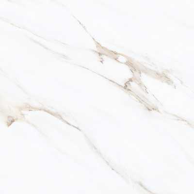 Acid-Resistant Full Body Porcelanato Polished 60x60 Tiles with Gold Calacatta Marble