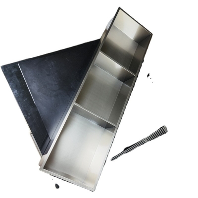 Waterproof Shower Niche Tray with LED Light Double Shelf Modern Design 12x20 Black