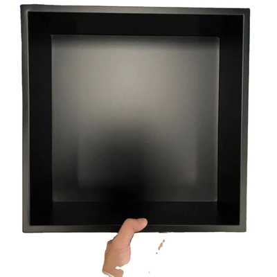 Lowes Custom Size 9 Inch Shower Accessories Shelf Wall Niche in Waterproof Black Black