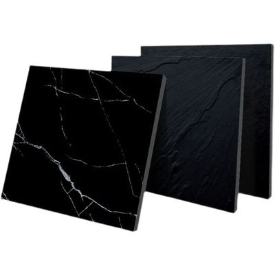 Stone Imitation Texture Black and White Outdoor Porcelain Floor Tile for Natural Look