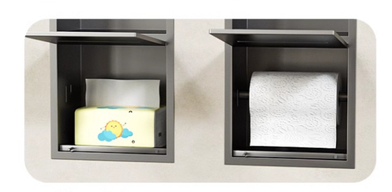 Waterproof Stainless Steel Shower Niche for Home Decor and Bathroom Storage Solutions