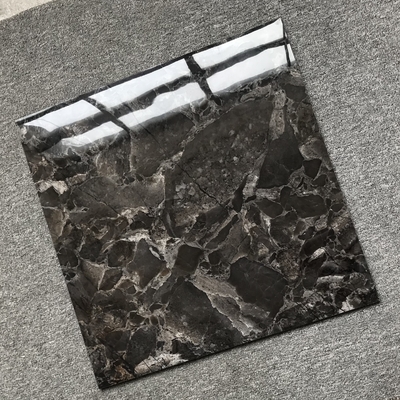 60 x 60cm Porcelanato Black and White Checkered Stone Marble Floor Tiles in Matte Finish