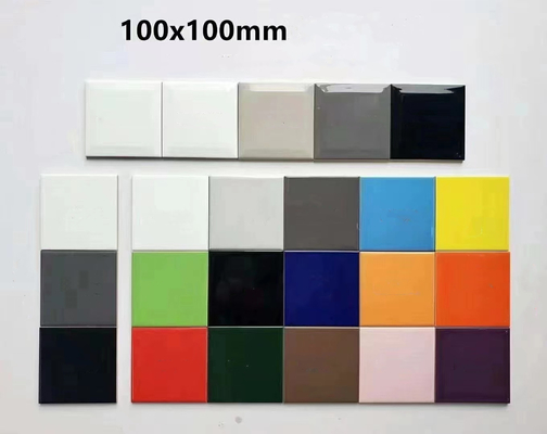 Ceramic Tiles for Bathroom and Living Room 150 X 150mm Pure White Subway Wall Tile
