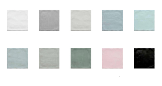 Rough Texture 150 x 150mm Porcelanato Ceramic Mirror Subway Kitchen Tiles for Wall